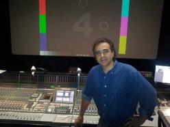 Fabio Cortese nel suo studio musicale
