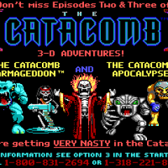 CATACOMB 3D – A NEW DIMENSION – PC (1991)