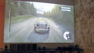 Una sessione di Rally sul megaschermo da 120 pollici!