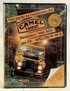 La confezione di Camel Trophy Videogame