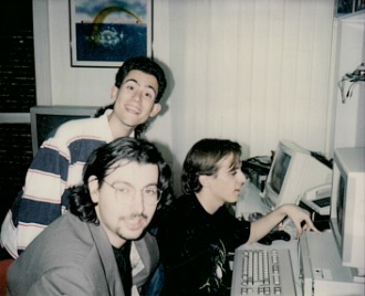 Stefano Petrullo, (ora PR di successo in UK), Carlo Santagostino (così impara a fare la spia sul Millennium Falcon) e Marco Auletta...