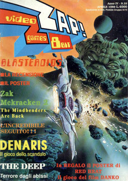 Il numero 33 di Aprile 1989, contenente lo storico "pesce" di Zak McKracken 2...