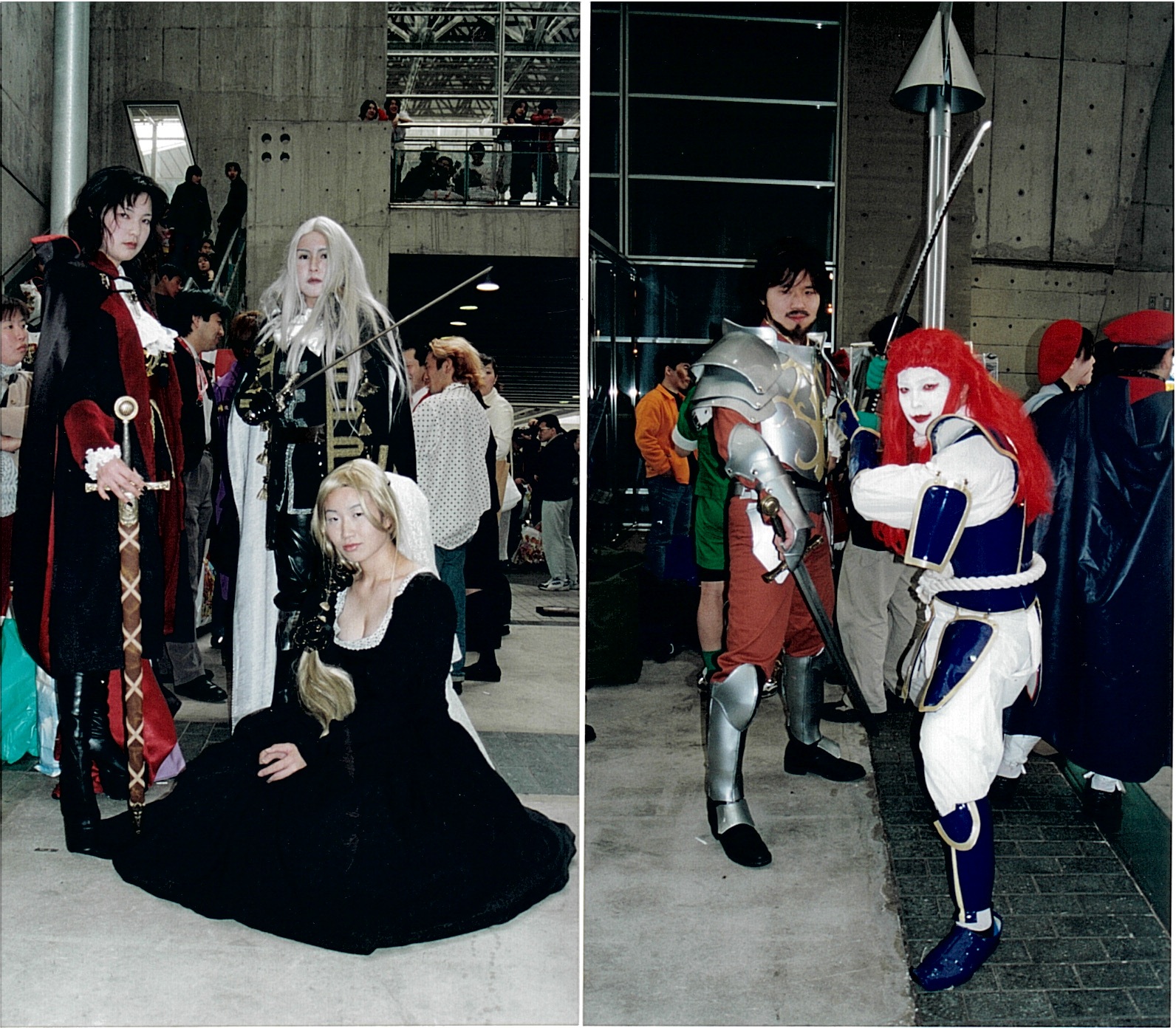 Alcune foto di cosplay alla presentazione stampa di PS3 (se non vado errato) ...