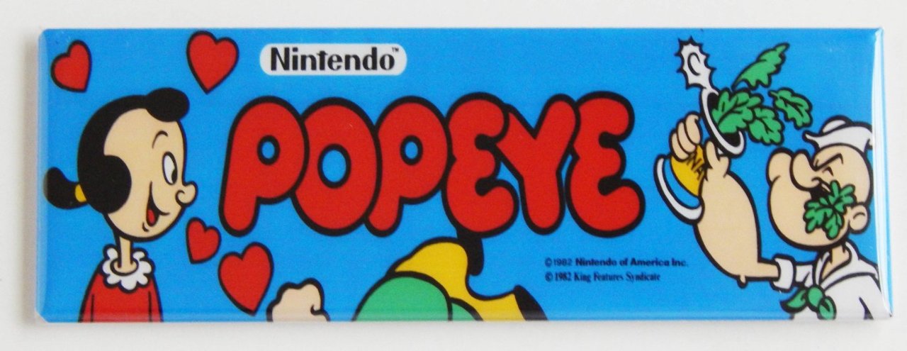 Il marquee del Coin Op di Popeye...
