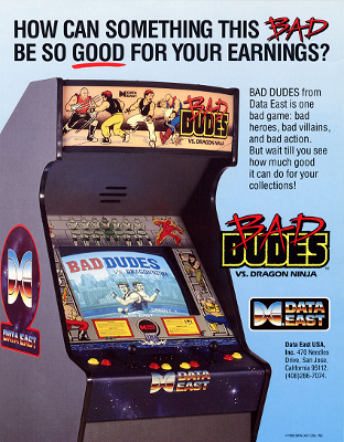 Il Coin-Op di Bad Dudes Vs. Dragon Ninja...