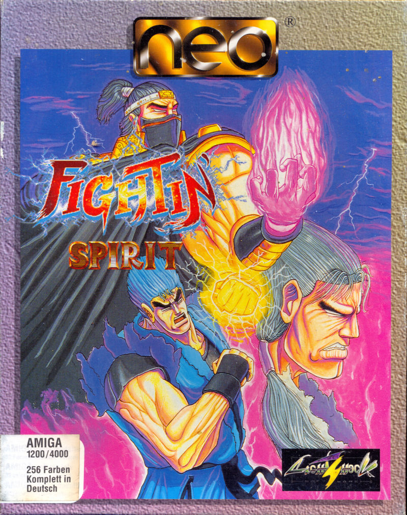 La cover di Fightin' Spirit in versione Amiga 