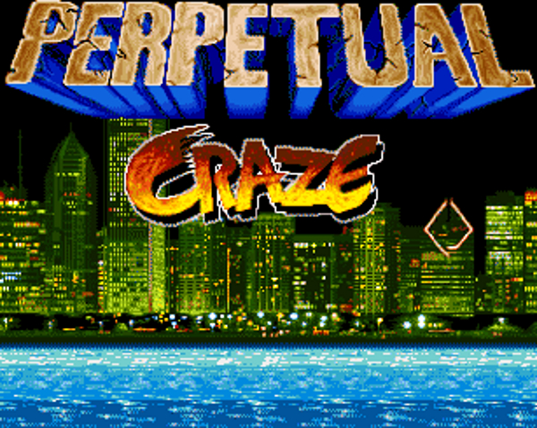 La schermata introduttiva di Perpetual Craze...