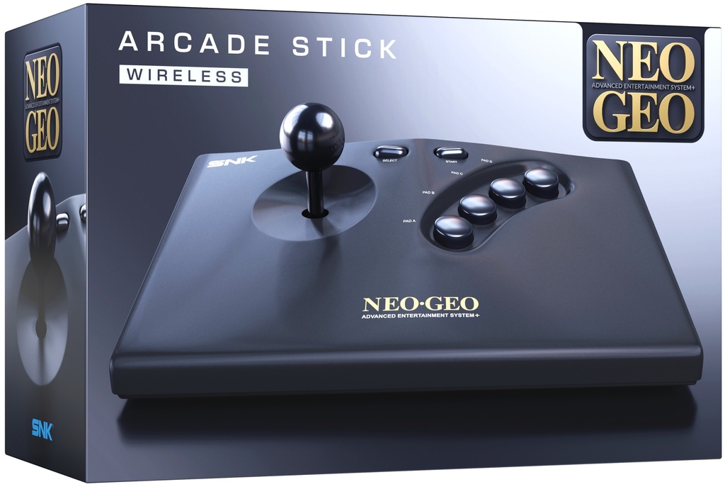 Nuovo Arcade Stick Wireless per Neo Geo AES+